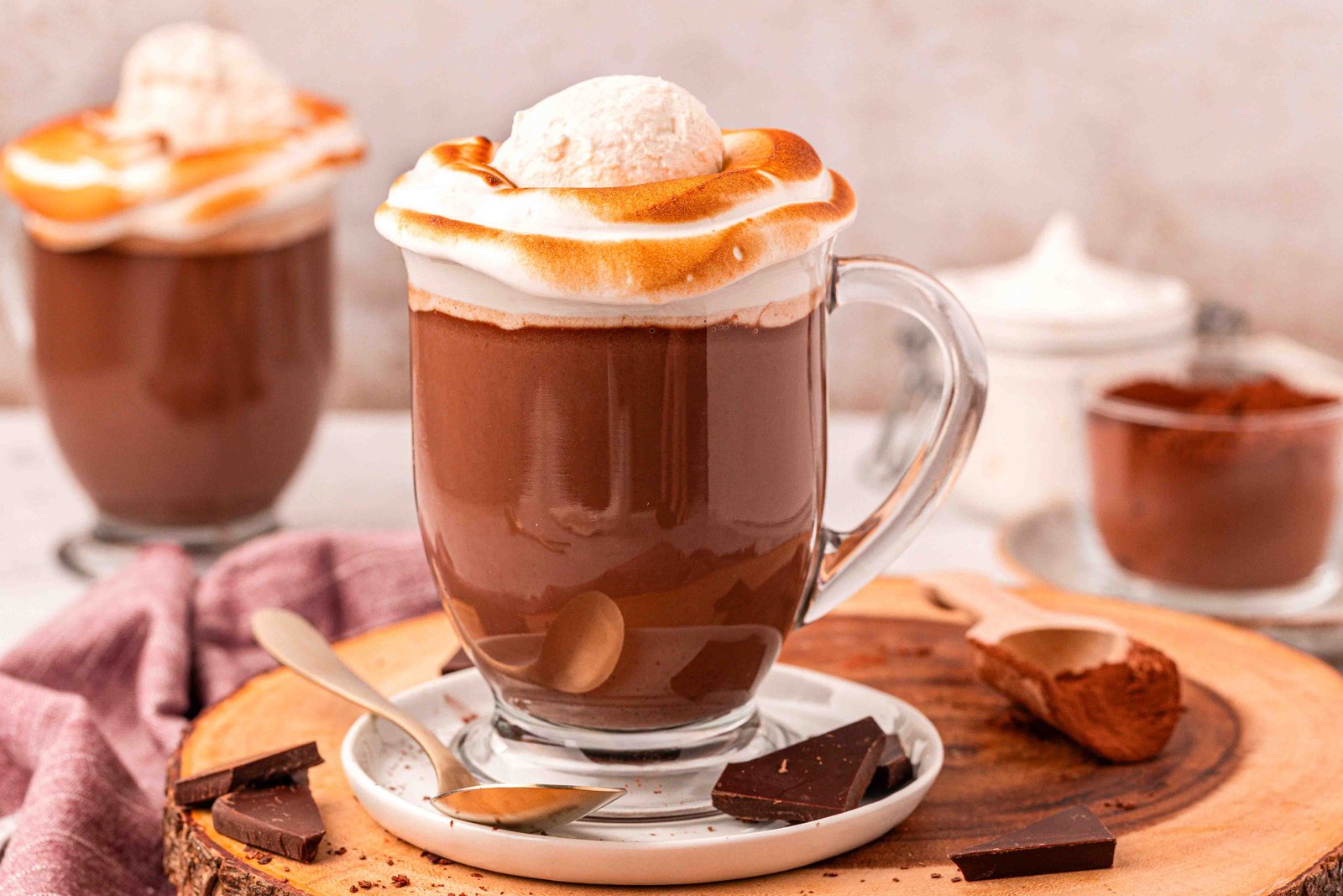 Pot of hot chocolate (4 cups)