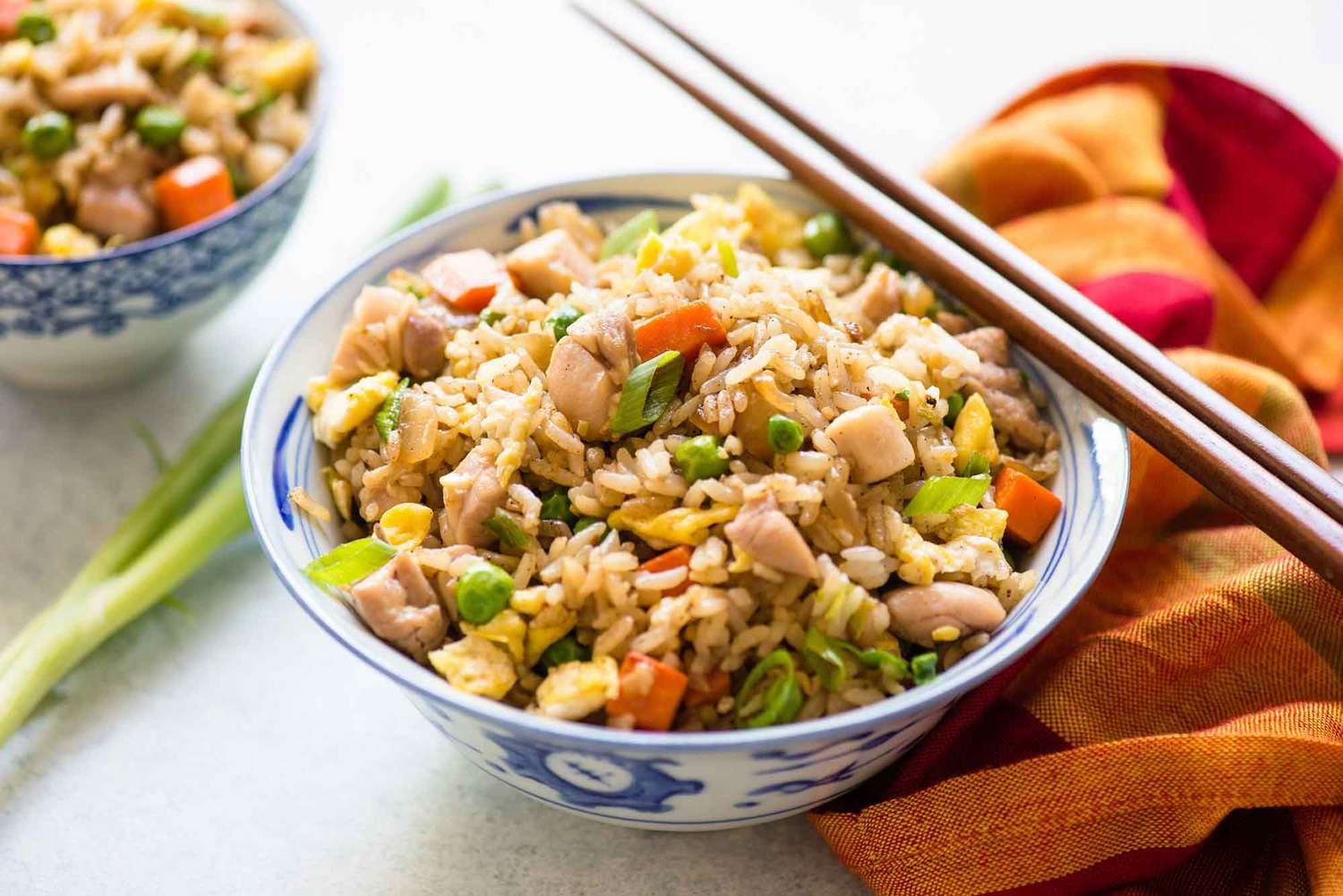 Chinese style chicken fried rice