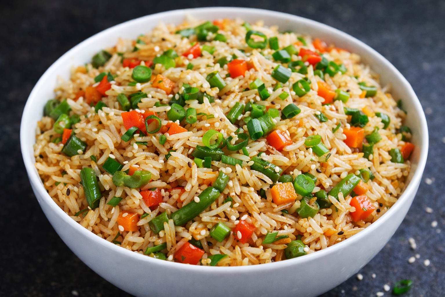 Chinese style mixed fried rice