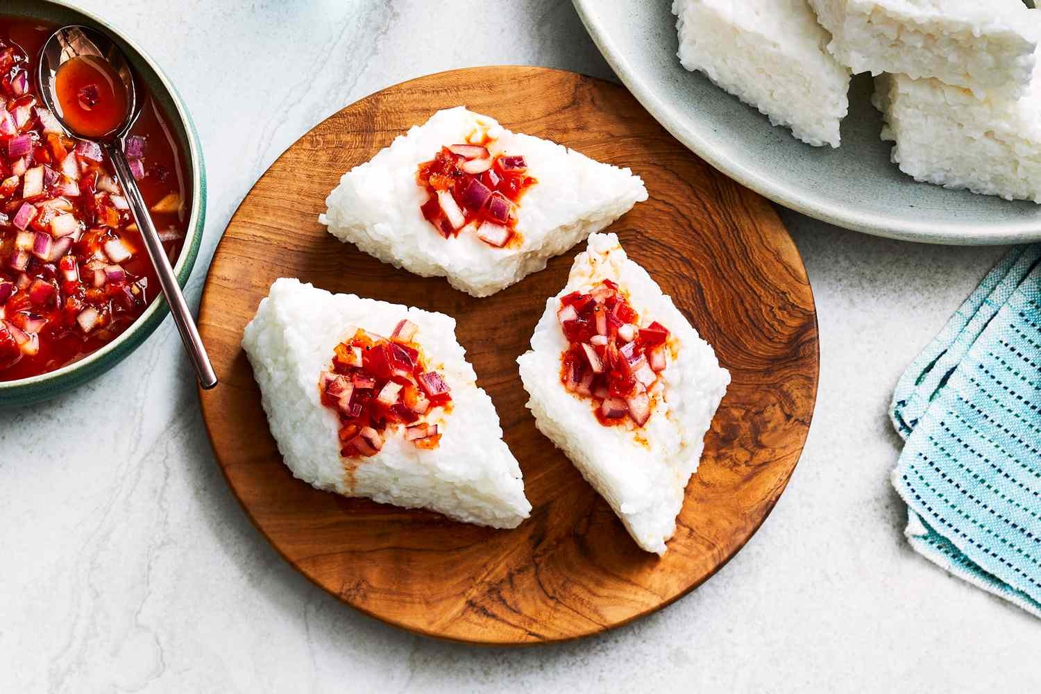 Kiribath with katta sambol