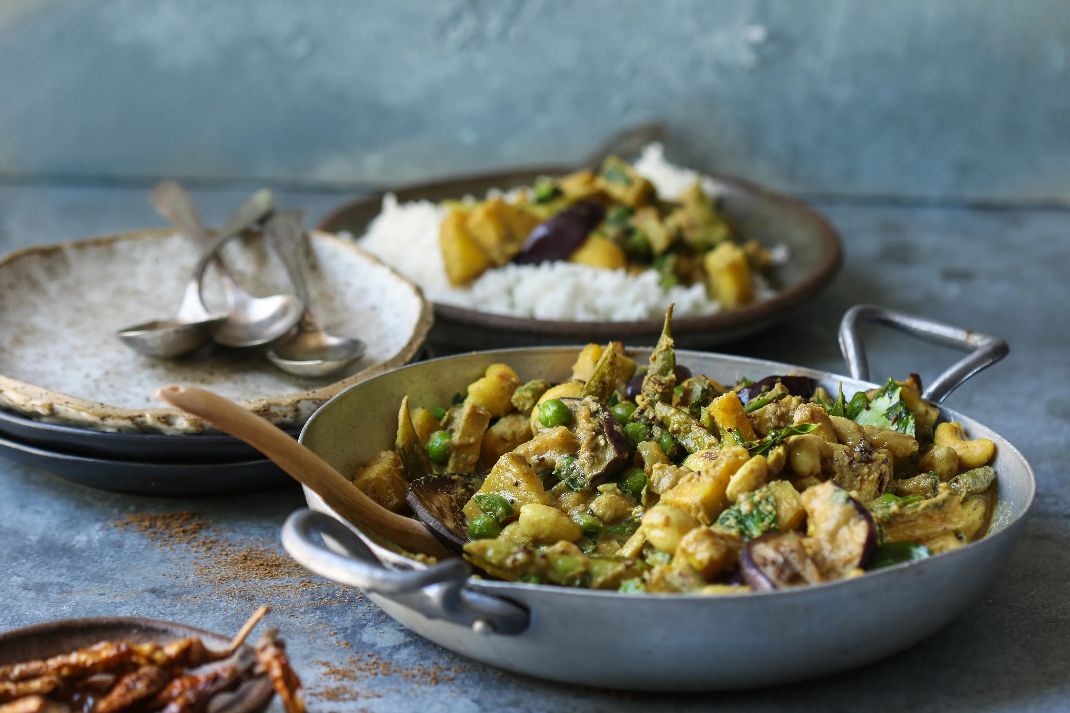 Spicy Sri Lankan flavored 
vegetable 
(S)