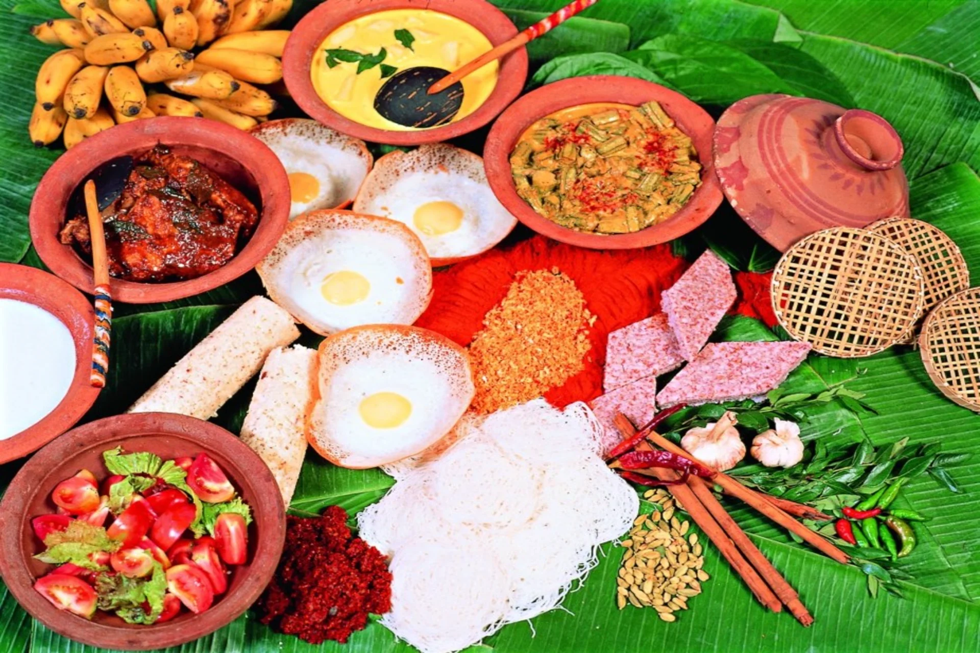 Spicy Sri Lankan flavored 
vegetable