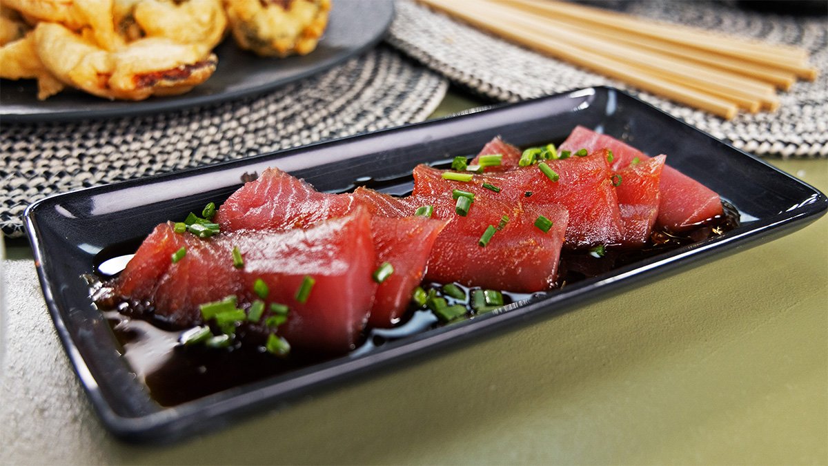 Fresh tuna sashimi