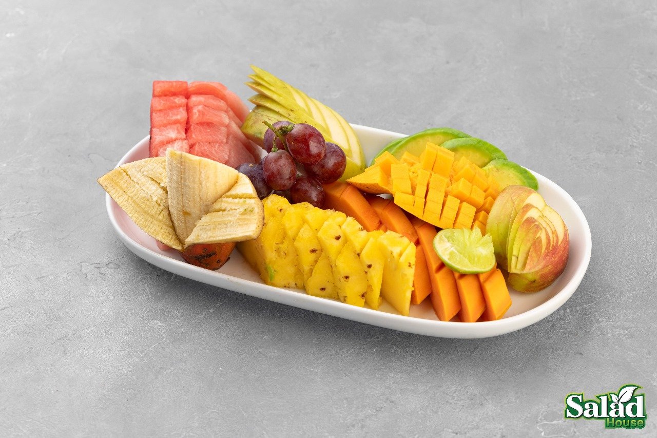 Tropical fresh fruit platter